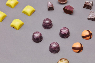 Colorful candies background