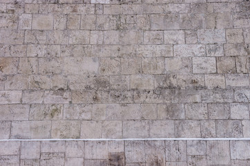 Old limestone wall