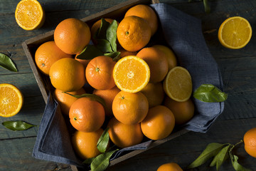 Raw Organic Orange Oranges