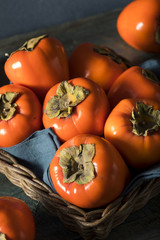 Raw Organic Orange Perssimons