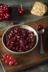Homemade Organic Red Currant Jam