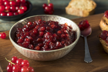 Homemade Organic Red Currant Jam