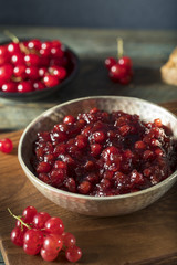 Homemade Organic Red Currant Jam