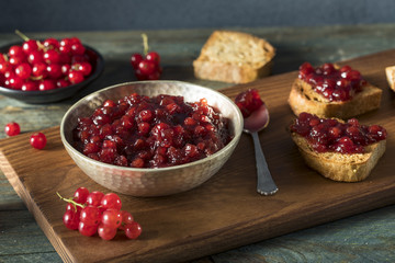 Homemade Organic Red Currant Jam