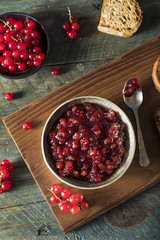 Homemade Organic Red Currant Jam