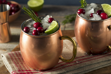 Alcoholic Festive Moscow Mules