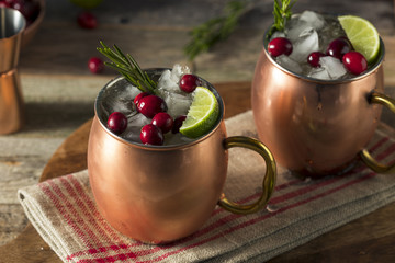Alcoholic Festive Moscow Mules