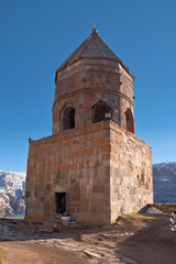 Cminda Sameba - Kaukaz - Gruzja w zimowej szacie. Caucassus mountains in Georgia.