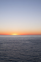 very nice view of sunset