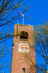 Old building in Amsterdam, Netherlands.