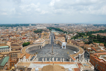Fototapeta premium Rome aerial view