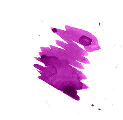 Colorful abstract watercolor texture with splashes and spatters. Modern creative watercolor background for trendy design.