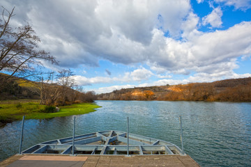 Suio (Latina, Italy) - The river Garigliano, winter's colors