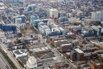 Fototapeta premium Toronto aerial view