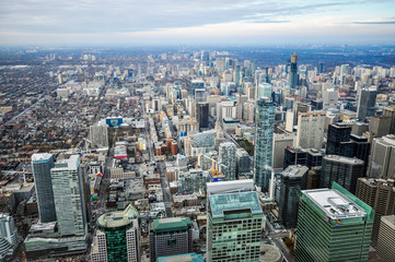 Obraz premium Toronto aerial view