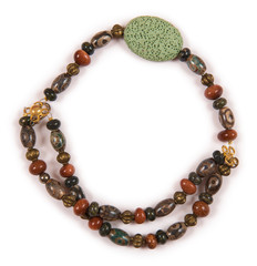 Elegant bracelet isolated on white background