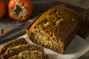 Homemade Sweet Persimmon and Nut Bread