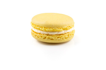 Macaroon isolated on a white