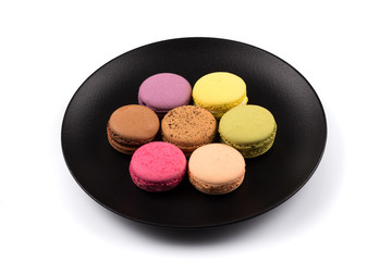 Tasty colorful macaroon