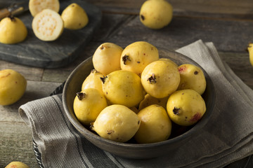 Raw Organic Yellow Guava Fruit