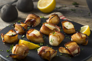 Homemade Bacon Wrapped Scallops