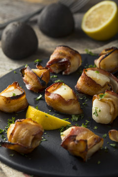 Homemade Bacon Wrapped Scallops