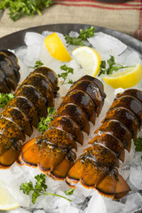 Raw Organic Fresh Lobster Tails