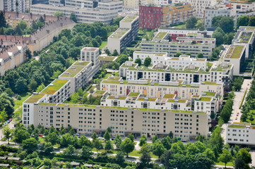 Fototapeta premium Aerial view of Munich, Germany