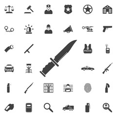 Obraz premium Military or army knife icon