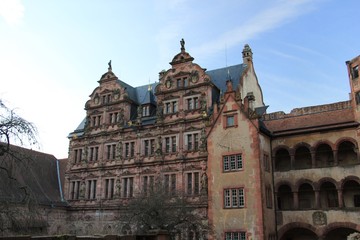 Fototapeta na wymiar Im Schloß in Heidelberg