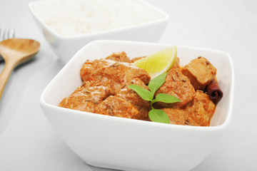 Butter Chicken Curry with Rice