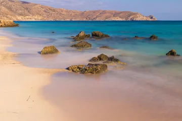 Photo sur Plexiglas  Plage d'Elafonissi, Crète, Grèce Amazing Elafonisi beach, Chania prefecture, South of Crete island, Greece