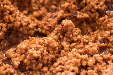 Classic and tasty ragù from Bologna Italy