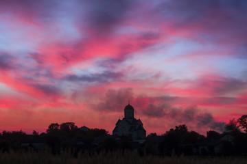 Obraz premium Sunset and sunrise spectacular