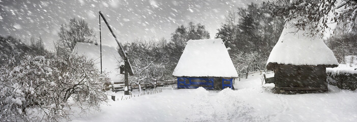 Snowfall in Pirogovo