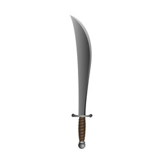 Isolated medieval weapon