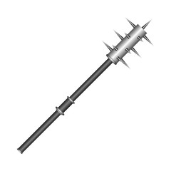 Naklejka premium Isolated medieval weapon