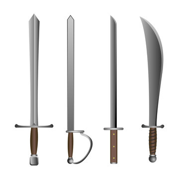 Set of weapons