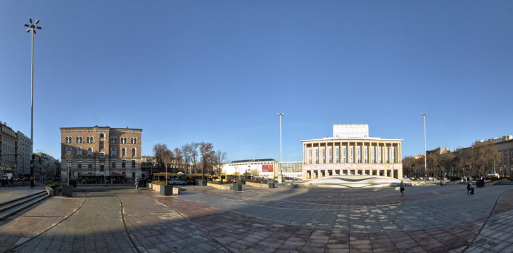 Fototapeta Teatr Wielki - Plac Dąbrowskiego - Łódź