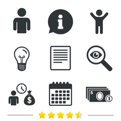 Bank loans icons. Fill document and get money.