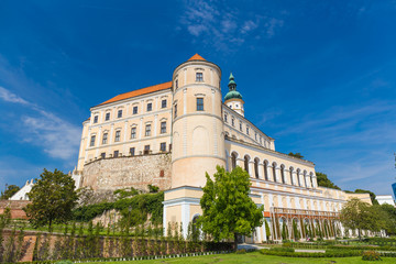 Fototapeta na wymiar Mikulov castle, Southern Moravia, Czech Republic