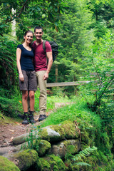 Young Couple Hiking