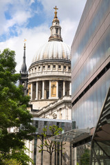 Fototapeta na wymiar St. Paul's cathedral. London