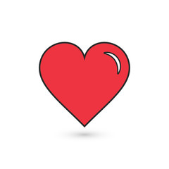 Heart Icon Vector. Love symbol. Valentine's Day sign.
