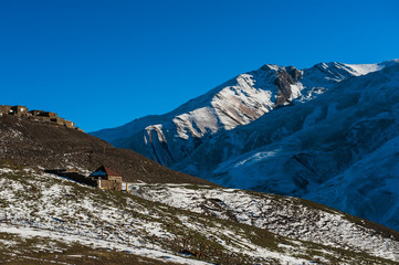 Ancient settlement in the mountains, Xinaliq, Khynalik