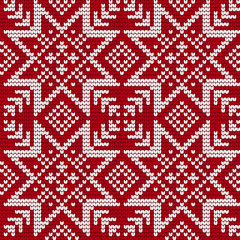 Traditional knitting pattern for Ugly Sweater