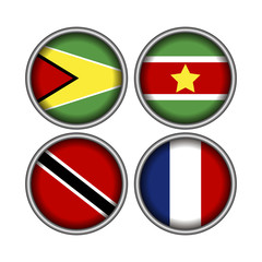 Obraz premium Set of flags