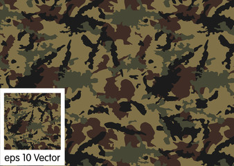 Camouflage pattern vector