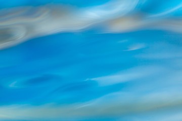 Abstract macro of moving waves on luquid