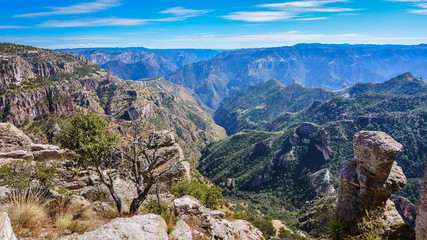 Urique Canyon, one of the six canyons in the Copper Canyon Complex - Chihuahua, Mexico